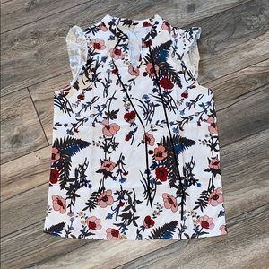 NWOT floral tank top